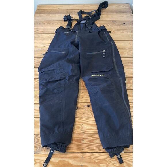Klim Gore Tex Bib Snow Pants Size Medium Men’s Black - Picture 1 of 9